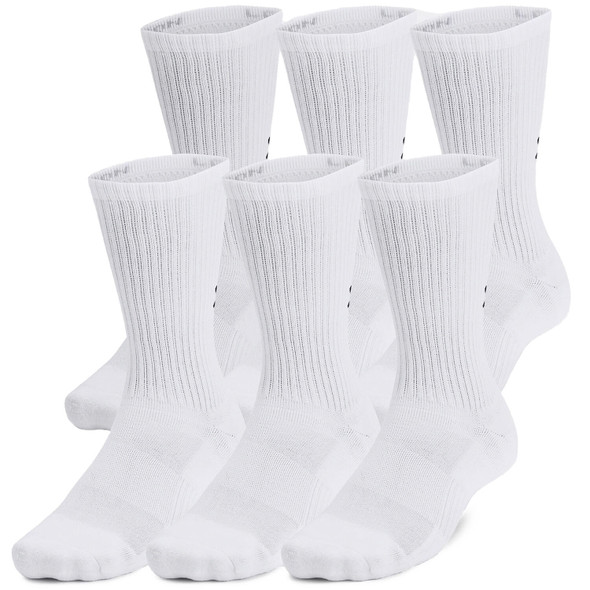 Under Armour Men's UA Training Cotton 6-Pack Crew Sock
